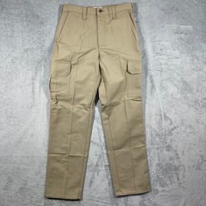 Tyndale Cargo Pants Mens 32x34(33) Khaki Flame Resistant Arc Rated FR NEW USA